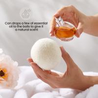 Bolas De Secado De Lana Reutilizables Kit De 5cm Para Ropa Suavizante Prácticas Para El Hogar Bolas De Secado Wool Drying Balls 8422 - details 7