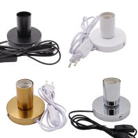 Soporte De Mesa De Metal Pulido Para Lámpara Con Cabeza De Luces Nocturnas De 1.5M Y Enchufe E27 Decoración De Mesa - details 25