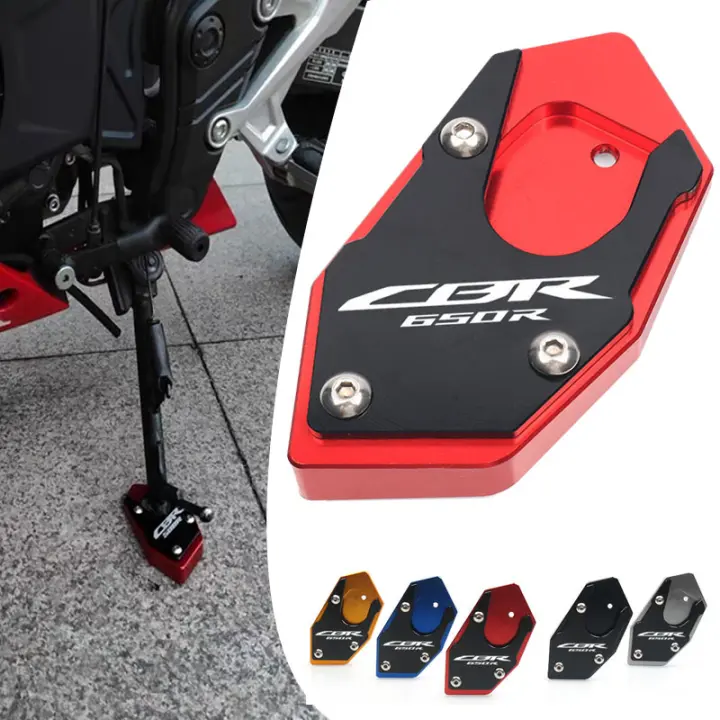 Placa De Soporte Para Pie De Embarcadero CNC De Aluminio Para Motocicleta HONDA CBR650R CB650R CBR650F CB650F Extensión Del Pie De Embarcadero - 1