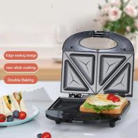 Horno Eléctrico Para Sándwich Y Waffles 650W Máquina De Cocinar Para Desayuno Con Placas Intercambiables Non-stick Para Cocina - details 0