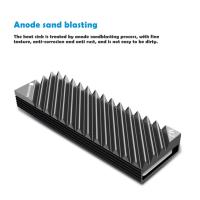 Jonsbo M2 2280 Disipador De Calor De Aluminio Para SSD M.2 NVMe Con Goma Térmica Para Enfriamiento Del Disco Duro NVMe Compatible Con PS5 - details 5