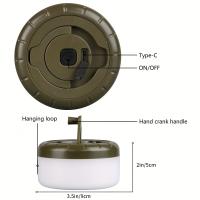Luz de la secuencia que acampa, luz recargable de la secuencia del USB 2-en-1, luz que acampa portátil, luz resistente de la secuencia de la tienda, conveniente para el senderismo al aire libre que acampa y la decoración del jardín - details 1