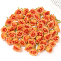 20/50Pcs Rosas Artificiales 2CM Flores Falsas Para Decoración De Hogar Jardín Bodas DIY Scrapbook Guirnalda Regalo Accesorio - details 11