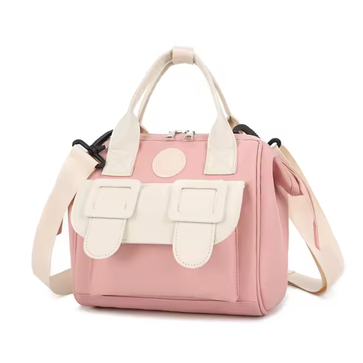 Bolsa De Pañales PANGDUBE Para Bebé Estilo Moda Mochila Para Mamá Bolsa De Nappies Para Carrito Tamaño Mediano 23*14*23 Cm - 1