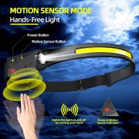 Lámpara Frontal LED Rechargeable KDULIT Con Sensor Y Batería Integrada 5 Modos Para Pesca Y Camping Torcha Frontal - details 0