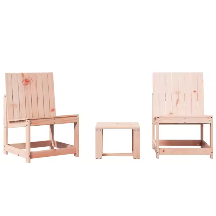 VidaXL Conjunto de jardín Hermes 2 sillones + 1 mesa - 1