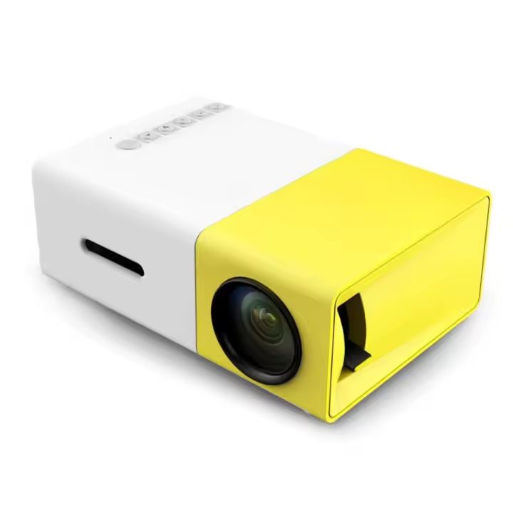Salange YG300 Mini LED Proyector Yg300 Versión Mejorada 1000 Lumen 320x240P HDMI compatible USB Audio Home Media Player Beamer - 1