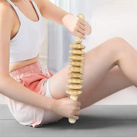 Rodillo De Masaje De Madera Para Puntos Trigénicos Y Libro De Masaje Manual Para El Gimnasio Uso Doméstico Alivio De Músculos Dolorosos Y Cellulite - details 9