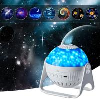 Proyector De Galaxia LED Luz Nocturna Estrellada Para Habitación De Niños 360° Giratorio Planetario Regalo De San Valentín Boda - details 3