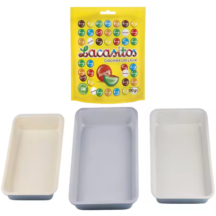 Pack repostería:LACASITOS DOYPACK PERSON 190G+Set 3pc moldes para horno menorca - 1