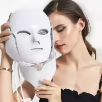 Máscara De Belleza LED Para Cara Con Terapia De Luz Roja Y 7 Colores Dispositivo De Cuidado De La Piel Rejuvenecimiento Antiarrugas Blanqueamiento Elevación Uso Doméstico - details 10