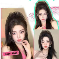 Extensiones De Cabello Sintético Corto Rizado Clip Para Moño Media Cabeza WIGSIN Para Mujeres Y Niñas Dulces Y Modernas - details 8