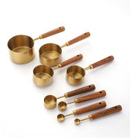 Taza medidora de acero inoxidable dorado Juego de 8 piezas_09.jpg