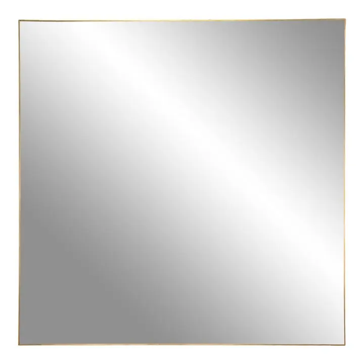 Espejo con Marco Jersey, Metal, Plata, 60x60x0,5 cm - 1