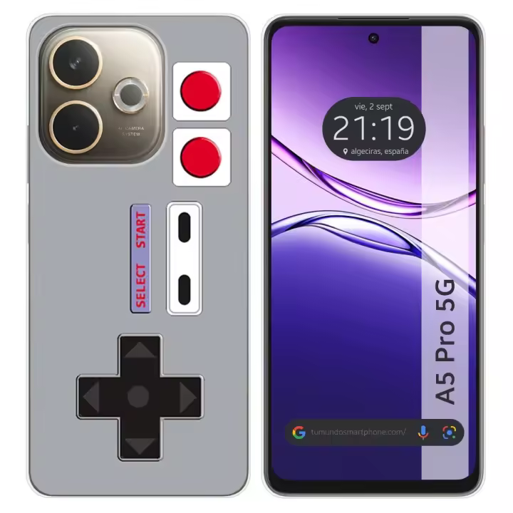 Funda Silicona para Oppo A5 Pro 5G diseño Consola Dibujos - 1