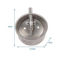 Bol De Agua Automático Para Cerdo Acero Inoxidable Dispensador De Agua Para Ganado Resistentes Y Duraderos Para Crías Y Adultos - details 5