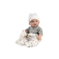 Muñecas Berbesa, Muñeco Recién nacido chaqueta blanca 42 cm, Muñecas para niñas muñecas juguetes para niñas muñecas recien nacidas muñecas recien nacidos - details 1