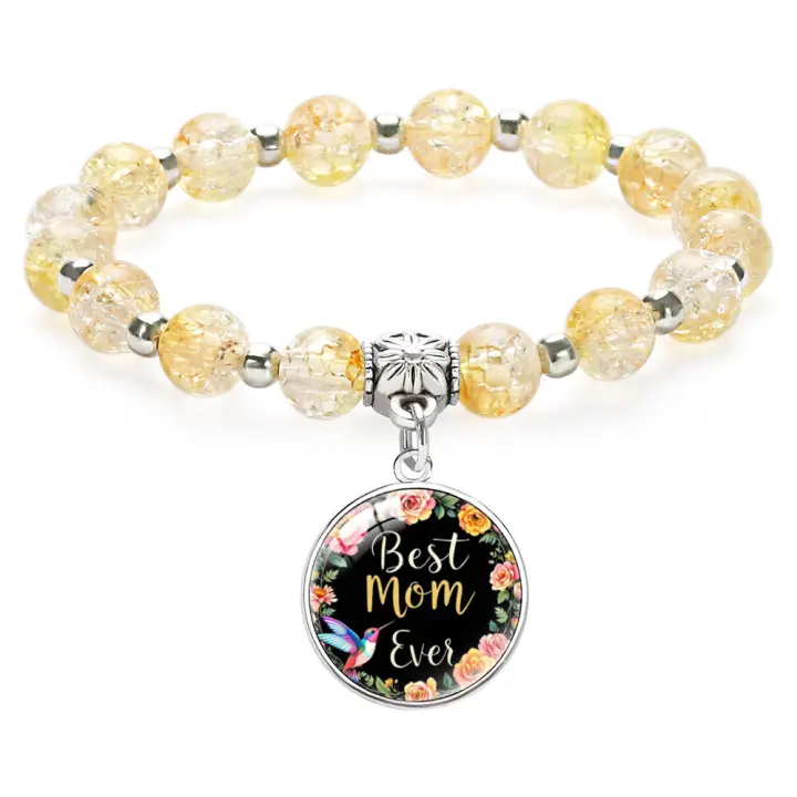 Nuevo Día DE LA MADRE pulsera papel Inglés - 1