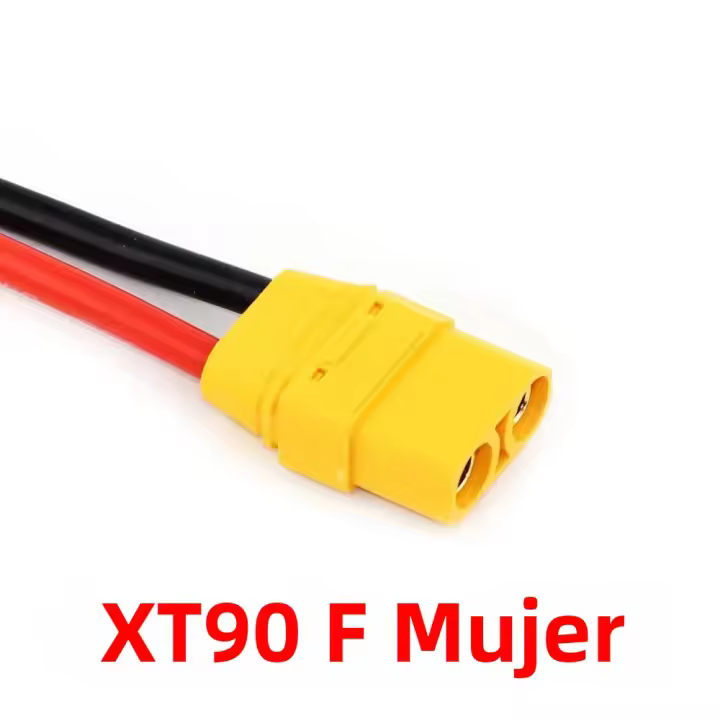 Conectores XT90 Macho Y Hembra Con Cable De Silicona De 12AWG 130mm Para Baterías RC Lipo Drone FPV Cable De Conector De Arranque Frío - 1