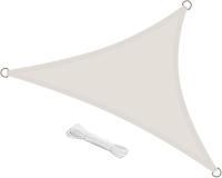 Toldo Vela de Sombra Triangular 3x3x3 Metro PES Impermeable Protección Rayos UV para Patio Exteriores Jardín - details 0