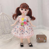 Muñeca Bjd De 30cm Con 12 Articulaciones Móviles Ojos Marrones 3D Ropa Y Zapatos Incluidos Juguetes Para Niñas Regalo Para Niños - details 15