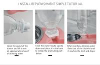 Tazón Para Gatos 2 En 1 Con Dispensador De Agua Y Alimento Almacenamiento Automático Contenedor De Alimento Con Agua Para Mascotas Perros Y Gatos Material De Acero Inoxidable - details 7