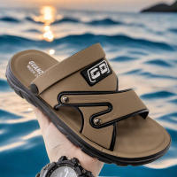 Sandalias Para Hombre Antideslizantes Y Acolchadas Verano 2025 Moda Y Versatilidad Antiguo Olor Zapatillas De Playa Impermeables Y Cómodas - details 1