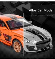 Ford Mustang Shelby GT500 1:32 Coche De Deportes De Aleación Modelo De Metal Con Sonido Y Luz Juguete De Colección Para Niños Regalo - details 3