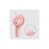 Ventilador de refrigeración de mano funciona con Pilas AA ventilador Pequeño con orejas para oficina en casa Viajes al Aire Libre y Camping - details 4
