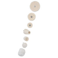 Kit De Pulido De Rueda De Linterna De Algodón Flanel Para Metal Y Vidrio Con Taladro De Rosca De 1/4 Pulgada Herramienta De Pulido Para Trabajos De Bricolaje - details 6