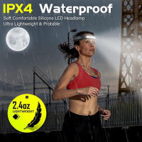 Linterna Frontal De Visión Completa Brillante Con Sensor De Movimiento 6 Modos Linterna De Correa Ligera Para Reparación Camping Running Ciclismo - details 0