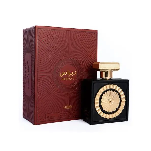 Perfume Árabe 100% Original Lattafa Pride Nebras EDP Unisex 100ml | Exquisita Fragancia Oriental Dulce y Sensual con Vainilla, Cacao y Almizcle | Perfume de Larga Duración, Ideal para Ocasiones Especiales | Lujo y Sofisticación en un Aroma Irresistible - 1