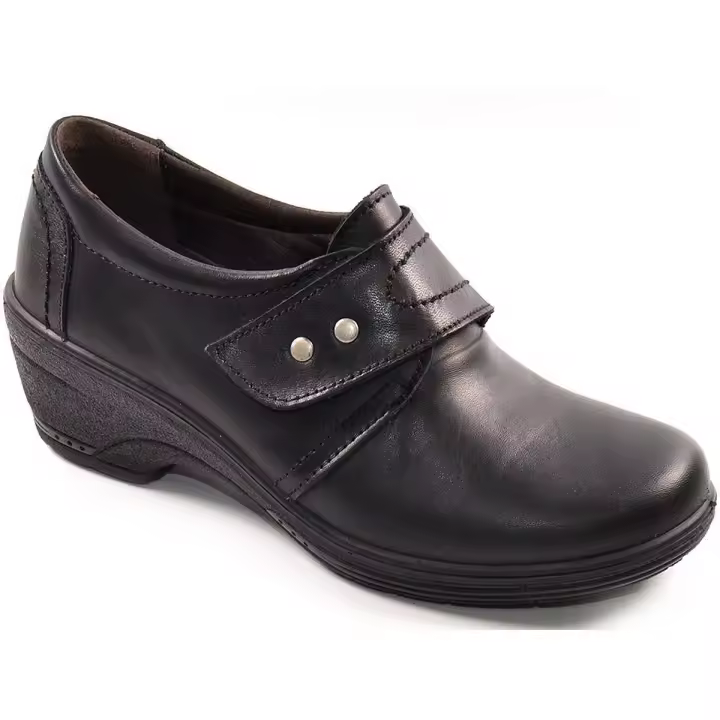 506 Laura Azaña Zapato Piel Confort Velcro Pies Delicados Mujer - 1