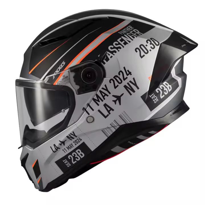 Casco Moto Casco Axxis Panther Sv Passenger   Ce U - 1