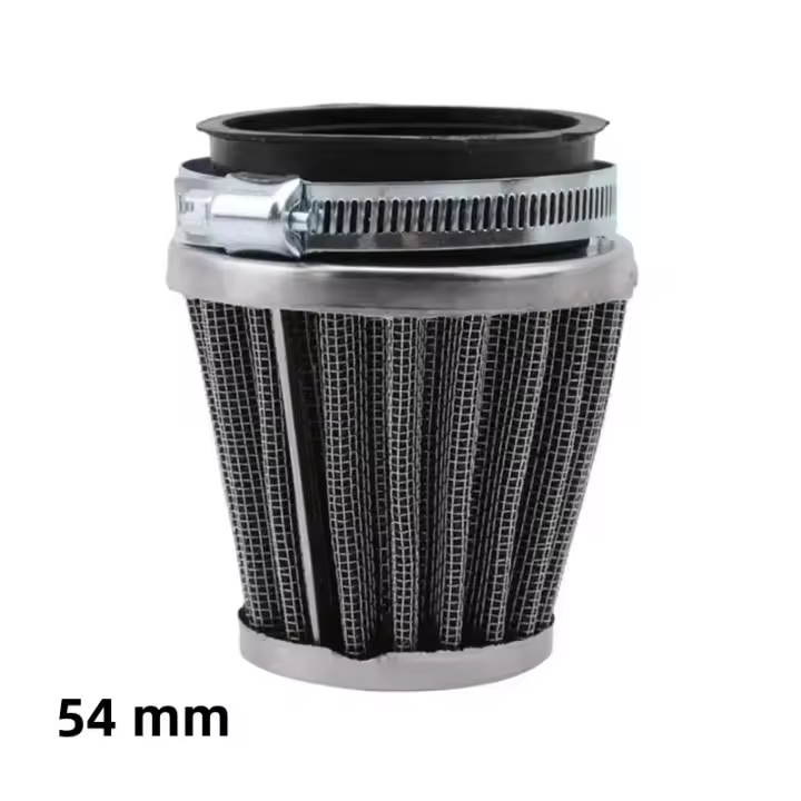 Filtro De Aire Para Motocicleta Universal Cabeza Enchilada Accesorios De Aire Para Motocicleta Compatible Con Carburador Tamaños Variados 35mm 44mm 50mm 54mm 60mm - 1