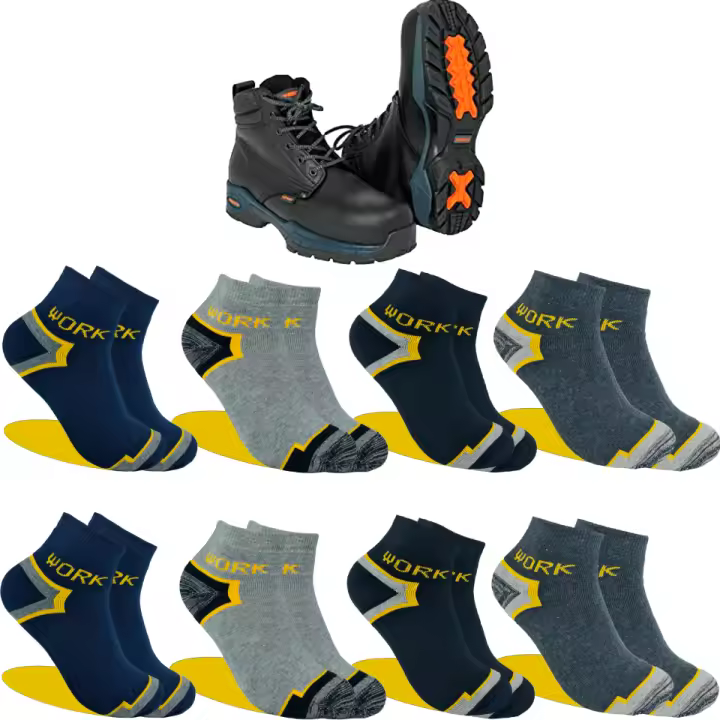 Calcetines PROUTHS Trabajo Hombre - Tobilleros (PACK DE 4 | 8 | 12 PARES) - 1