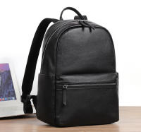Mochila De Cuero Genuino 100% Para Hombres Moda Natural Negocios Lujo Con Capacidad Para Portátil De 15.6 Pulgadas Bolsa Escolar Para Estudiantes Y Chicos - details 3