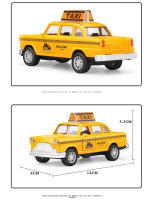 Modelo De Coche De Taxi De Aleación 1:36 Con Sonido Y Luz Juguete De Coche a Escala Metal Para Niños Y Coleccionistas - details 4