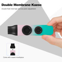 Kazu Flute ABS Zoukat Kazoo Con Dos Agujeros Reemplazables Boquilla De Soplado 10pcs Instrumento Musical Para Ukulele Y Guitarra - details 27