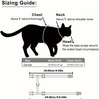 Correa Y Collar De Nylon Ajustable Para Gatos Y Perros Con Tracción Halter Para Mascotas Productos Para Gatos Y Perros - details 3