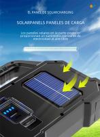 Linterna Táctica Recargable Solar LED Con Cobertura COB Zoomable Impermeable Luz Para Camping Y Recarga De Móvil - details 9