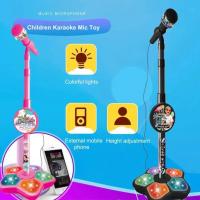 Microfono Con Rocking-Roll Para Niños Y Niñas Instrumento Musical De Karaoke Con Estuche Regalo Educativo Para Cumpleaños Adecuado Para Edades 3-12 Años - details 2