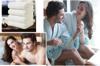 Toalla De Baño De Algodón Puro 100% 70x140/80x160CM Blancas Alta Absorción Para Hogar Y Hotel Toallas De Baño Grandes Y Rectangulares - details 4