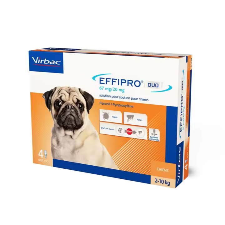 EFFIPRO DUO 67mg SPOT ON perro (2-10kg) (4 pip.) - 1