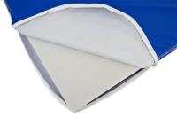 Funda de colchon cama de 90 cms impermeable, ignifuga, lavable, con cremallera y solapa, especial geriatria o residencias, medida 90x190x15 - details 1