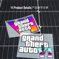 Pegatina De Coche Creativa GTA6 R Star Personalizada Vinilo Impermeable Para Ventanas Traseras Y Cuerpo Del Vehículo Decoración DIY - details 3
