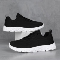 Zapatos Casuales Para Hombre Ligeros Y Transpirables Zapatillas Deportivas Con Suela Antideslizante Y Cómoda Malla Superior Para Caminar Y Jugar Tenis - details 6
