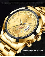 Reloj De Pulsera Deportivo De Lujo Para Hombre 2024 Marca Top Casual Militar Cuarzo Impermeable Acero Inoxidable Relogio Masculino - details 15