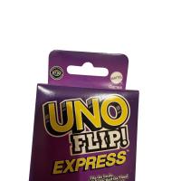 Mattel -  UNO Flip! Express - El Clásico Juego de Cartas con un giro Inesperado. Reversibles. Versión Express. Ideal viaje. - details 2