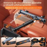 Soporte Ajustable Para Tableta De Coche Oatsbasf Con Respaldo En Asiento Trasero Rotación De 360° Para Teléfonos Móviles Y iPad De 4.7-13 Pulgadas - details 5